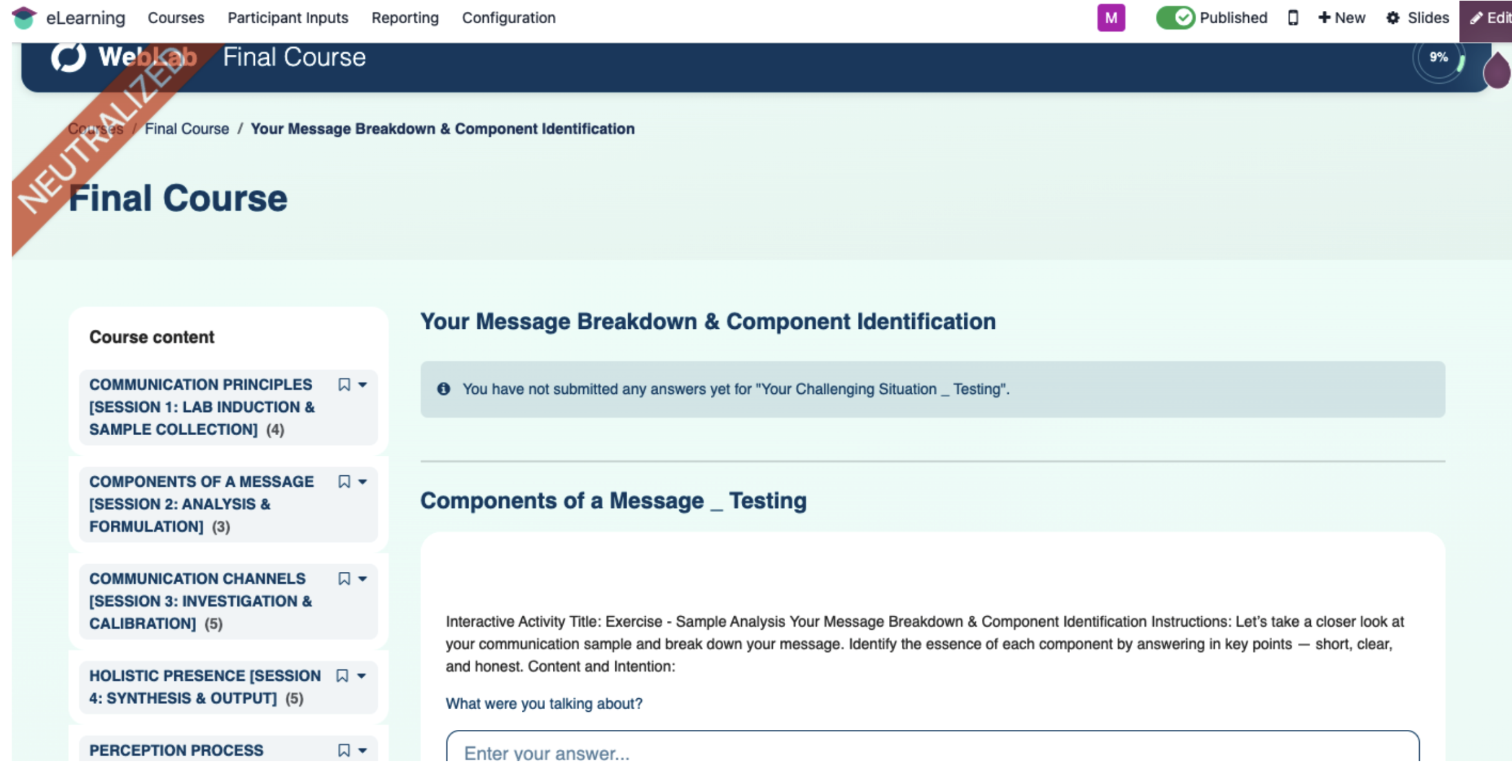 ERP Consultation